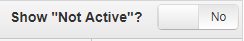 Show Not Active Button